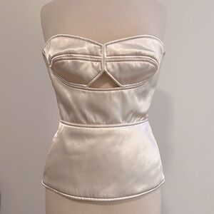 Victoria Beckham Strapless Top